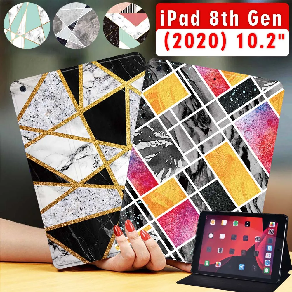 

Tablet Case for Apple ipad 8 2020 8th Generation Anti-Dust Cover Case + Free Stylus