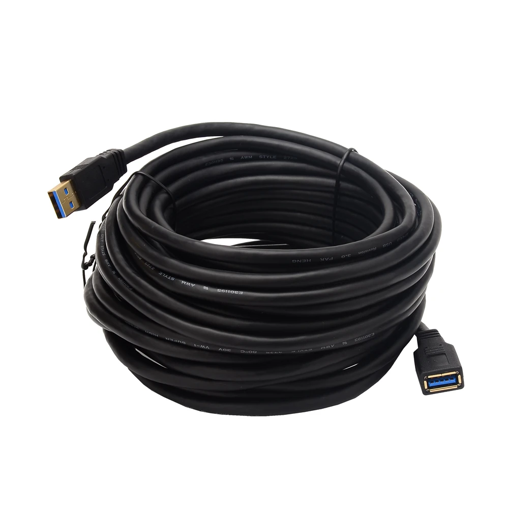 Cable de extensión USB 3,0, amplificador de señal, 10m, 5Gbps