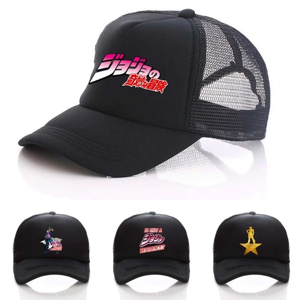 anime Jo-Jo's Bizarre Adventure hat Baseball Hoed Jongens Meisjes men  Mode Hiphop Snapback Cosplay Caps 3 style