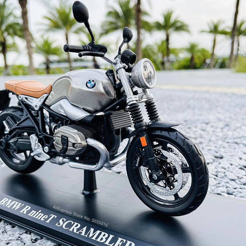 Maisto 1:12 BMW Rnine T Scrambler alloy off-road motorcycle genuine authorized die-casting model toy car collection gift