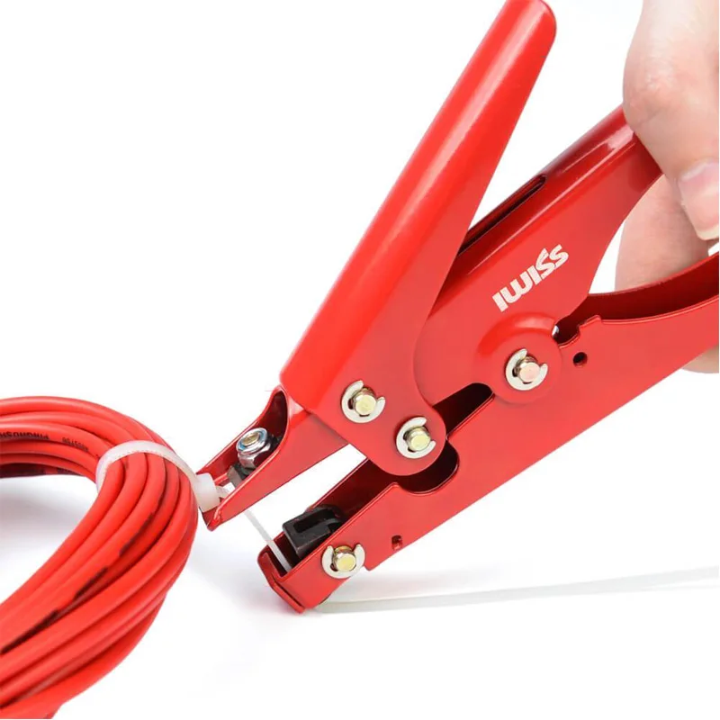 Hs-519 Cable Tie Gun Tensioning and Cutting Tool for Plastic Nylon Cable Tie Or Fasteners All Metal Casing 0.370 Inches Width