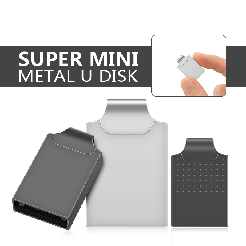 Unidad Flash USB de 32GB, 64GB, Mini disco Flash USB de 16GB, 128GB, Pendrive de almacenamiento externo de 64gb, flash usb para uso en coche