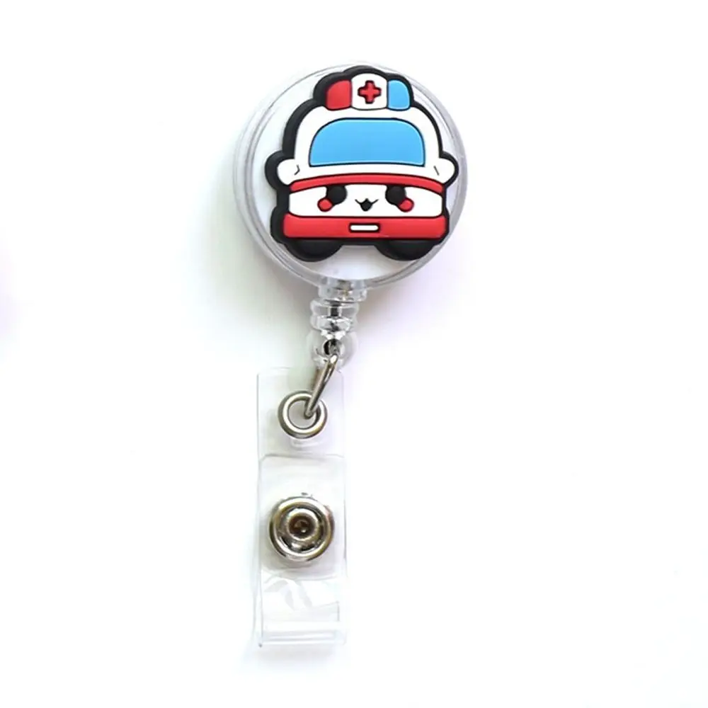Nurse Doctor Students Card Chest Card Holder ID Card Clips Hospital Badge Holder Retractable Badge Reel Nurse Badge Holder