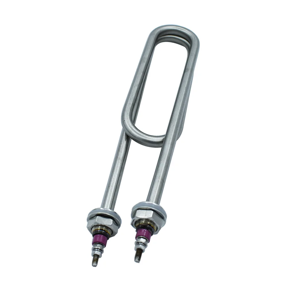 Imagem -04 - Rosca 220v 380v Tubo de Aquecimento de Água Duplo u Forma 304 Aquecedor de Água Elétrico de Aço Inoxidável para a Máquina de Arroz Cozido no Vapor M18