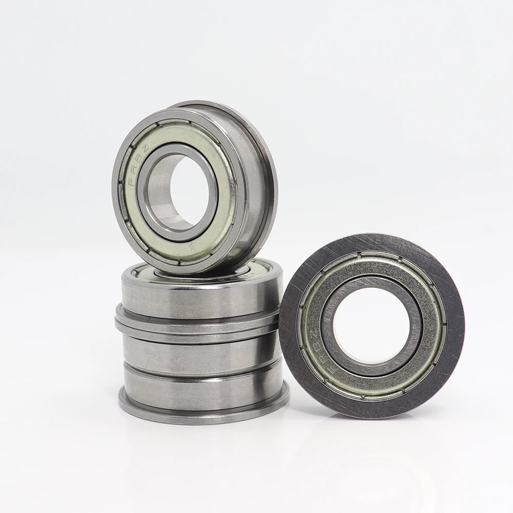 

FR8ZZ Bearing 12.7x28.575x7.938mm ( 10 PCS ) ABEC-1 Miniature Flanged FR8 Z ZZ Ball Bearings RI-1218ZZ