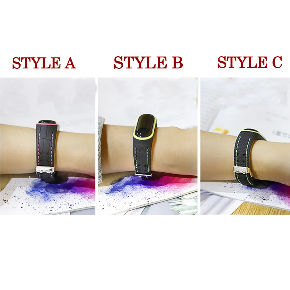 Bracelet For Xiaomi Mi band 7 6 strap miband7 miband6 miband5 Replacement Silicone SmartWatch Wrist beacelet correa Mi band 4 5