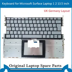 Original for Microsoft Surface Laptop 1 2 Keyboard 1769 1782 UK Germany 13.5 inchTested well