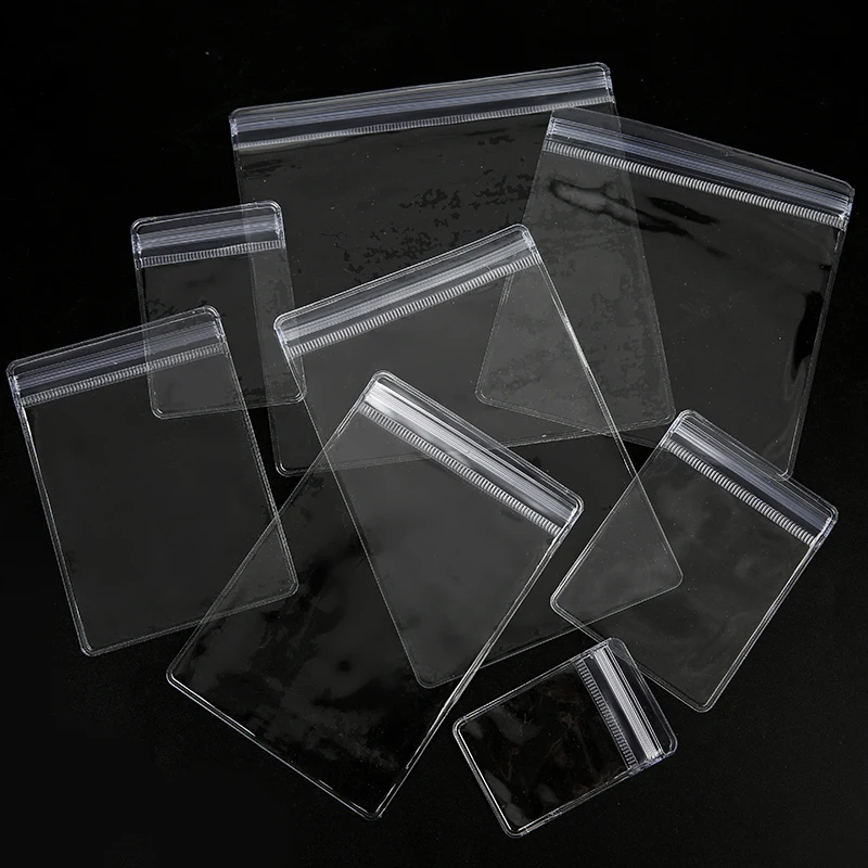 30pcs Storng Zipper  Bags Zip Lock Ziplock Pouch 4*6/6*8cm Plastic Transparent Clear Self Sealing Bracelet Diy Jewelry Packaging