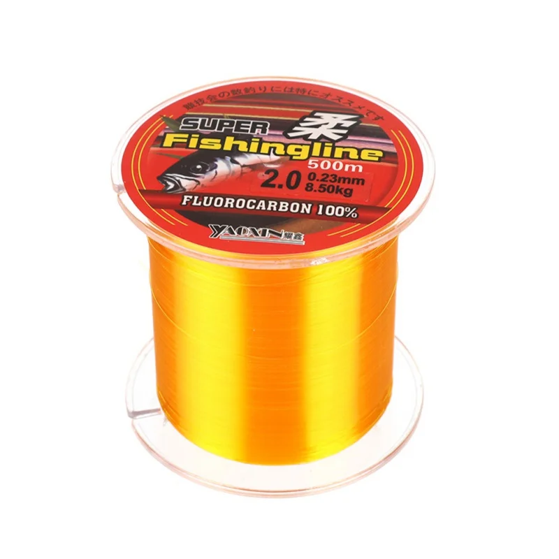 100/200/300/500M Nylon Fishing Line Fluorocarbon Coated Monofilament Fishing Leader Line Carp Fishing Wire Fishing Line