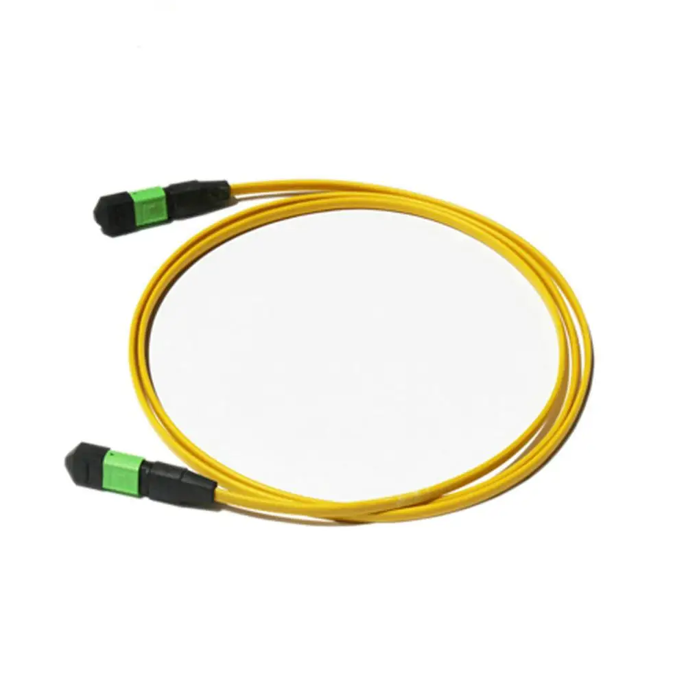 

7-метровый женский одномодовый оптический кабель OS1 8-жильный для QSFP + LR метод A Yellow