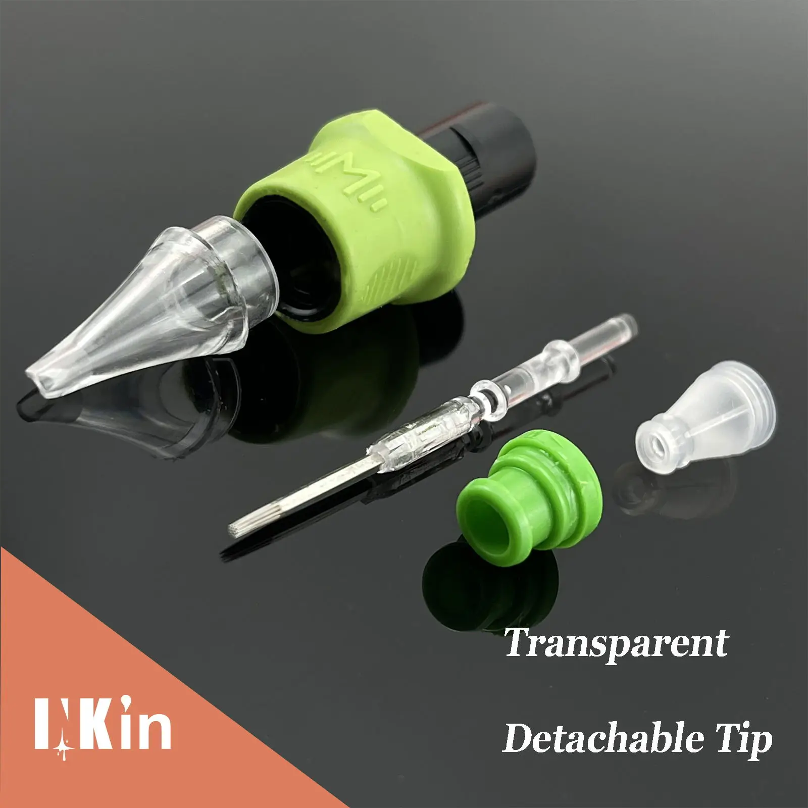 INKin KELLY Cartridge Needles RL RS M1C M1 Tattoo Needles Safety Membrane For Cartridge Tattoo Machines 16 Pcs/Box - Image 3