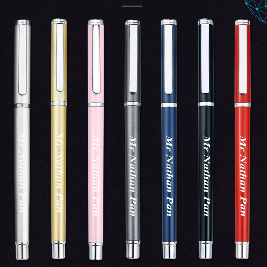 Good Writing Gel Pen Best Father's Day Gift Pen 1pc custom Personalized with Father's Name 16 colors to choose