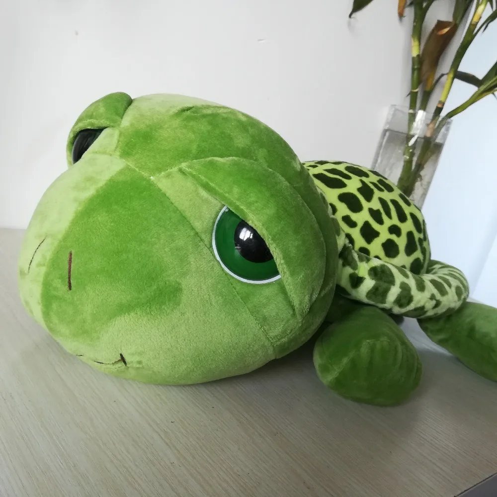 Duży 55cm duże oczy żółw pluszowa zabawka żółw miękka lalka rzuć poduszka prezent urodzinowy w1658