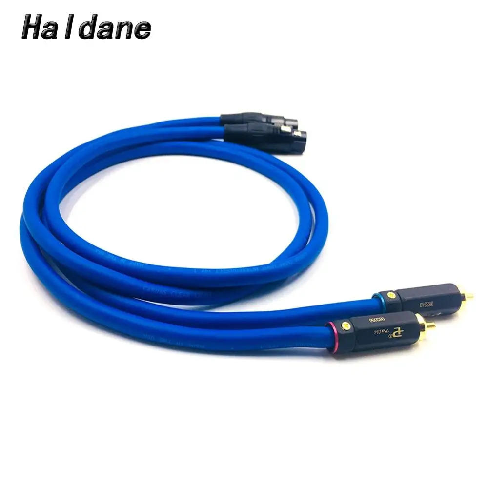 

Haldane Pair BR-109 RCA Male to 3pin XLR Female Balacned Audio Interconnect Cable XLR to RCA Cable with CARDAS Clear-Light-USA