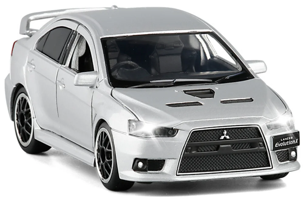 1/32 Lancer EVO X 10 BBS RHD Diecast Model CAR Toys For Kids Boy Girl Gifts