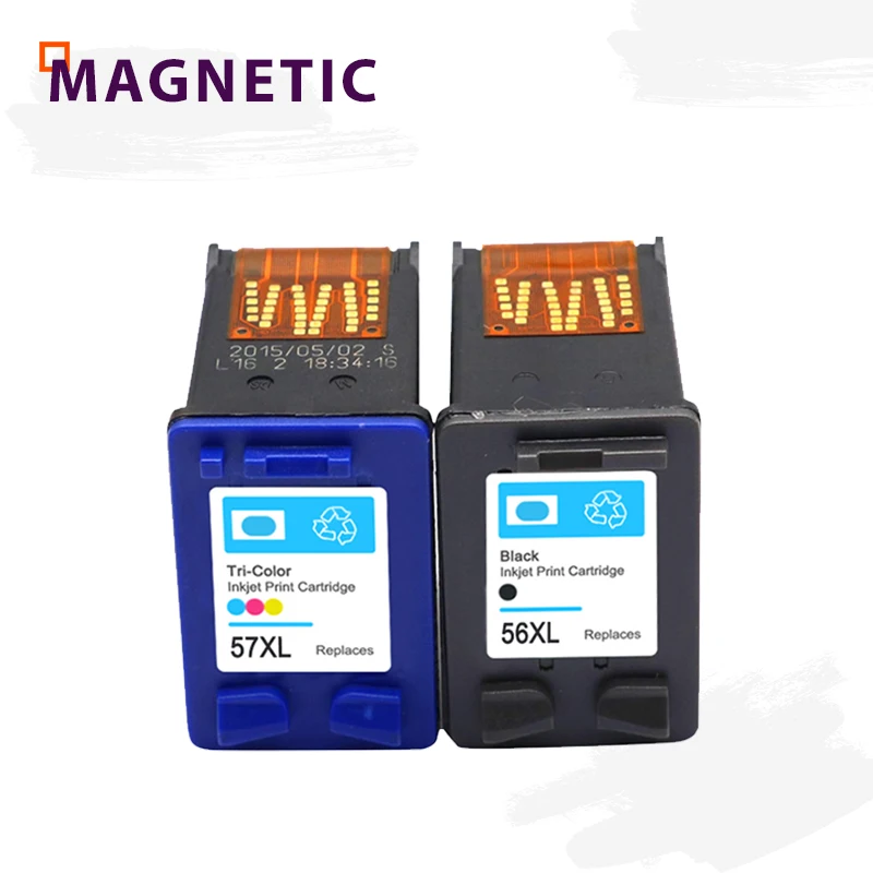 NEW HP56XL 57XL ink cartridge replacement for hp 56 57 hp56 hp57 Deskjet 450 450cbi 450ci 450wbt F4140 F4180 5150 5550 printer