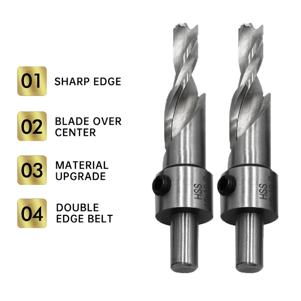3/4/5/6mm carpintaria bancada roteador bit conjunto 10mm haste hss broca parafuso extrator remon demolição para madeira fresa