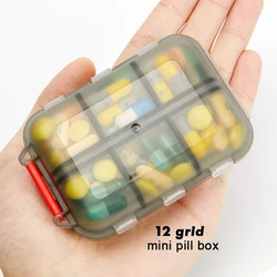 12 Grids Weekly Medizin Pille Box Pillen Dispenser Organizer Tablet Pillbox Fall Container Tragbare Medikament Teiler Medikament Box