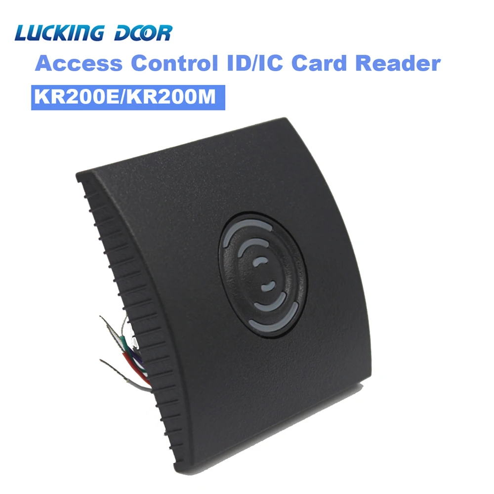 

13.56MHZ/125KHZ RFID access control card reader Proximity Card Access Control Reader wiegand card reader IP65 waterproof KR200E