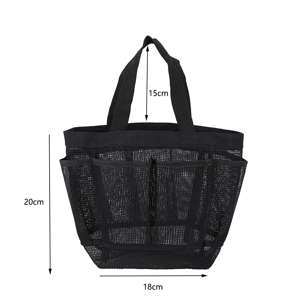 YIXIAO Tote Foldable Portable Mesh Beach Storage Bag Outdoor Swimming Towel Clothes Organizer Bag Bathroom Bathing Pouch