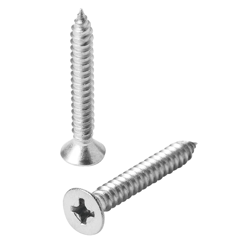 M1 M1.2 M1.4 M1.6 Cross Recessed Countersunk Head Self Tapping Screws 3 4 6 8 10 16 20mm Tapping Screws 304 Stainless Steel