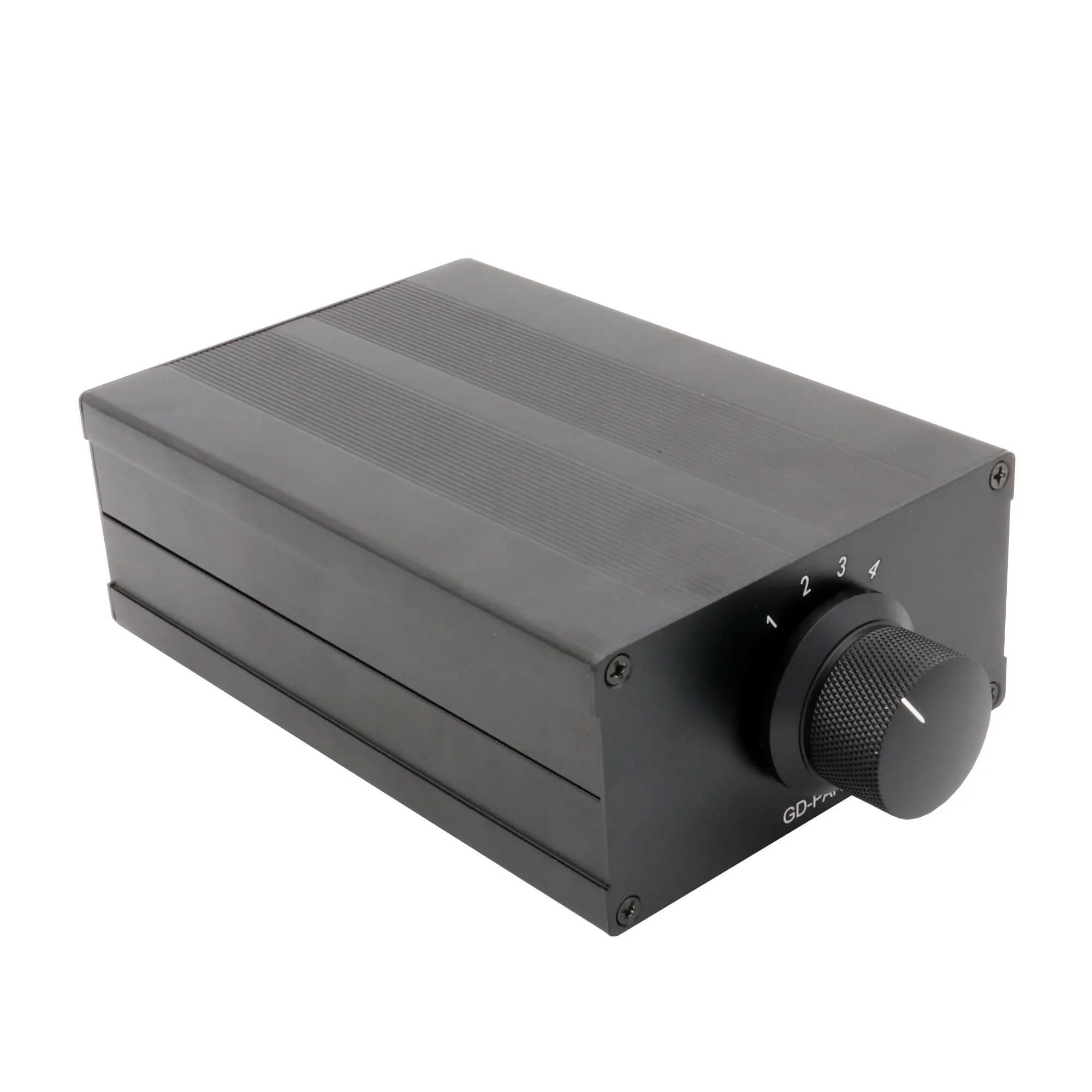 1PC Bearbeitete Volle Aluminium Audio Source Selector Switcher Converter HiFi Sound Ausgang Splitter RCA CD-Player Plattenspieler TV DVD – Detail 18