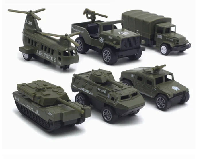 1:64 alloy pull back military tank model set, simulation military truck armored car toy,4-piece set, free shipping