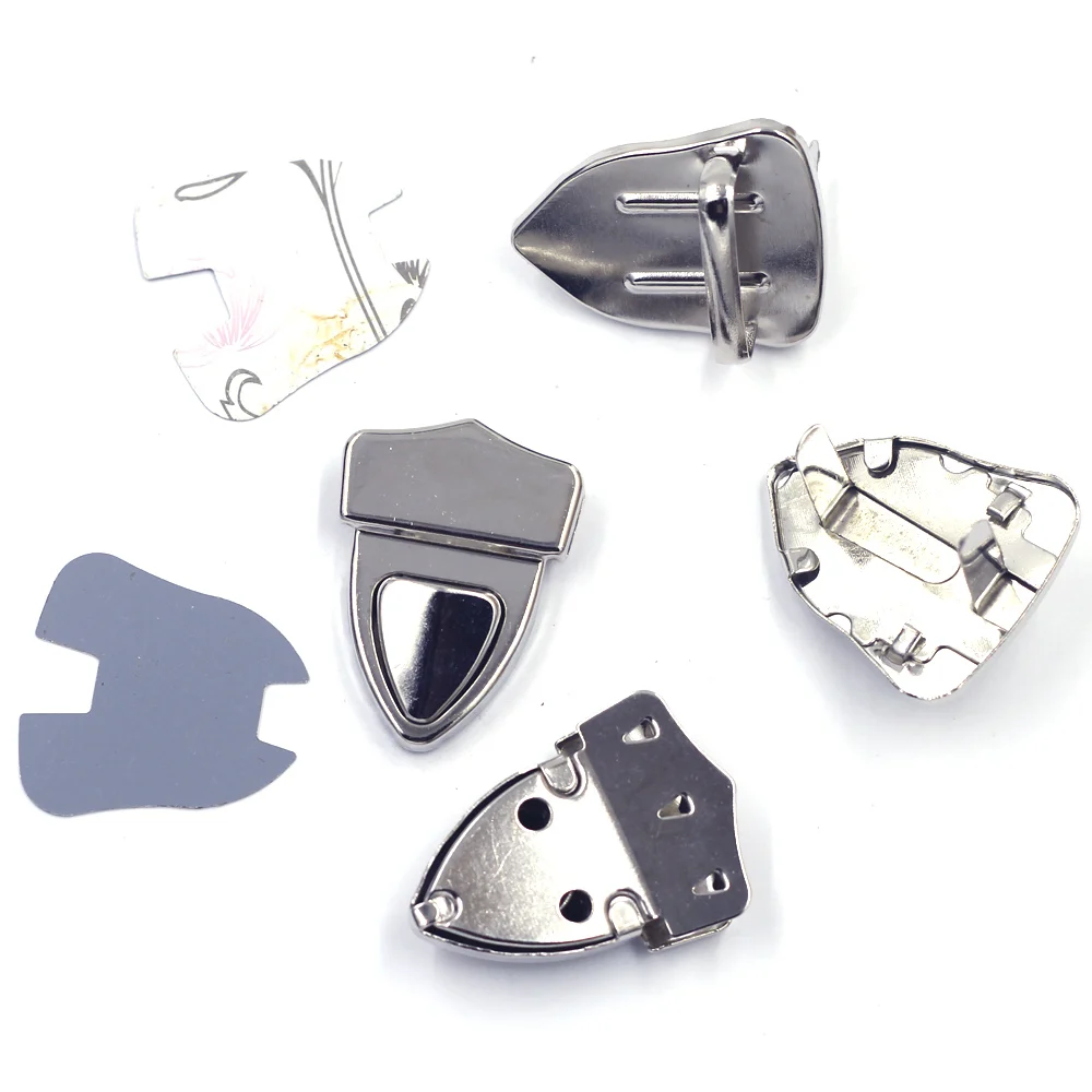 1Set Twist Turn Snap Kiss Clasps Closure Lock Hardware Alloy For Leather Luggage Shoulder Purse Bags DIY Accessories