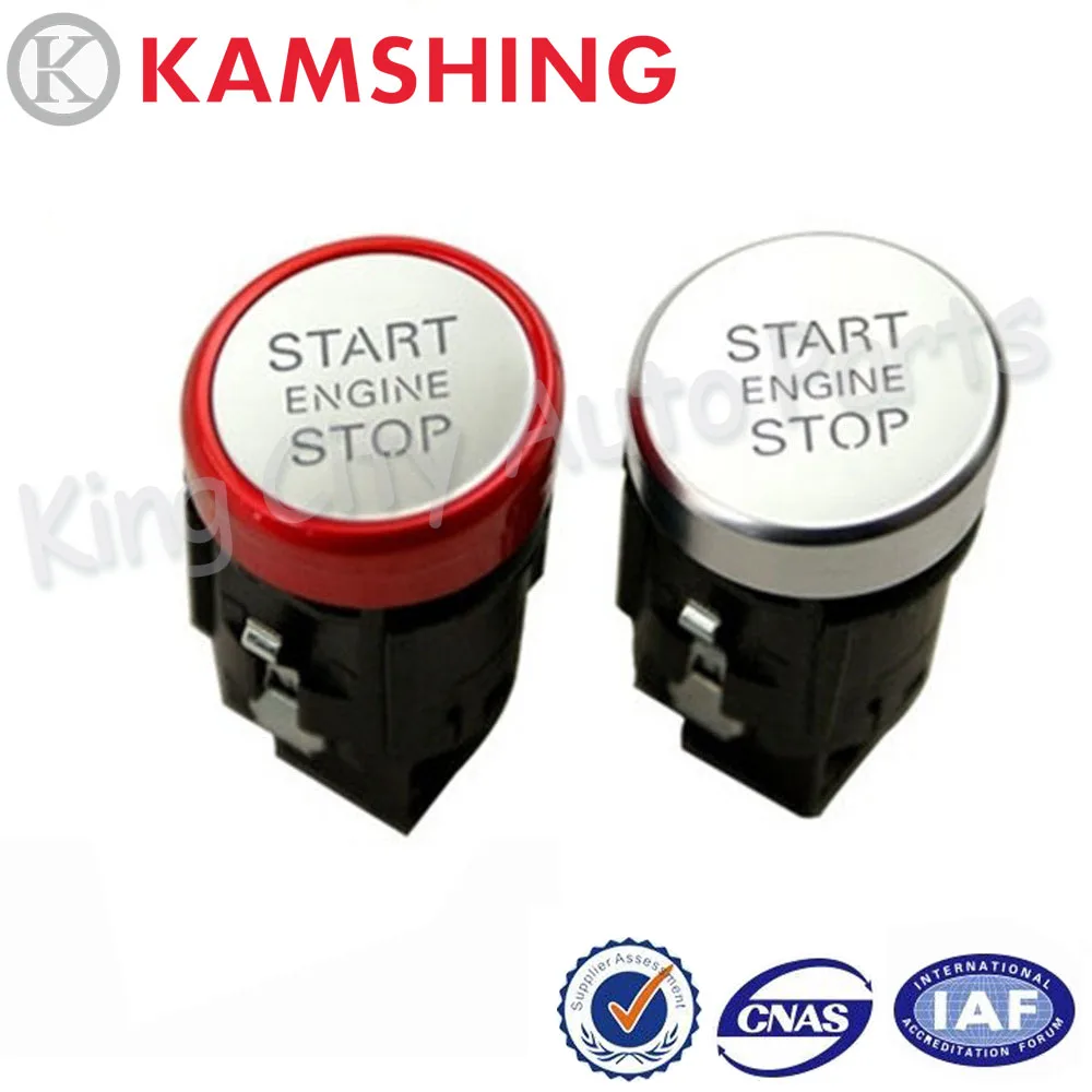 لأودي A6 C7 2011-2016 A7 RS6 RS7 2014-2016 سيارة محرك بداية زر التوقف التبديل غطاء زر 4G1905217A