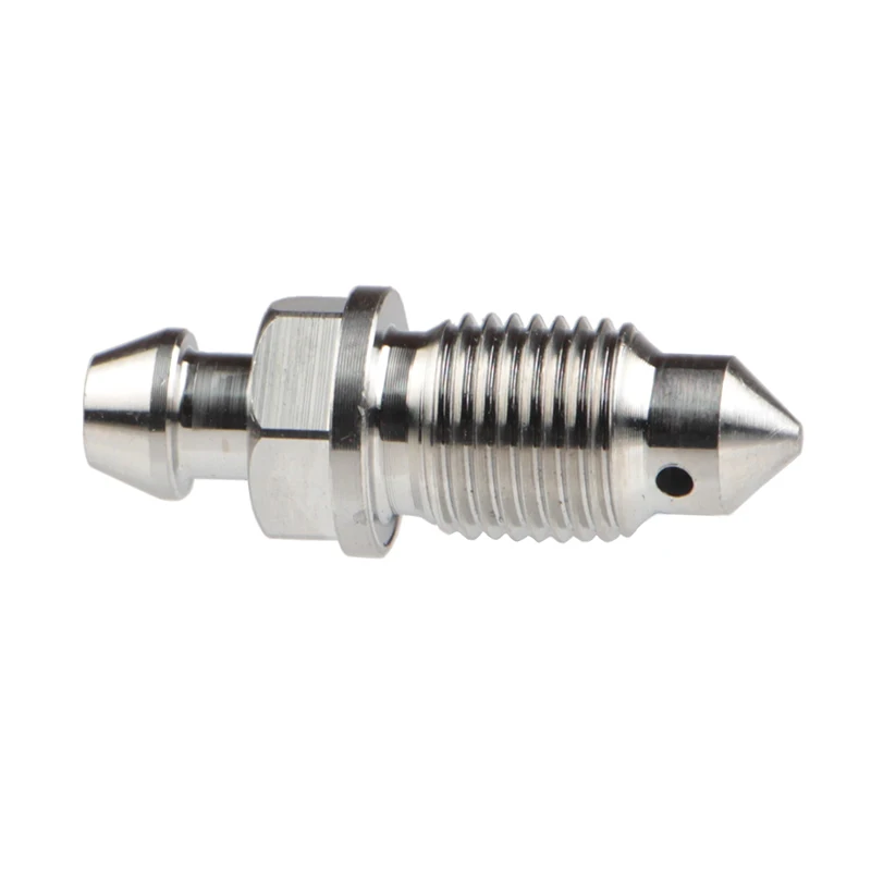 Motorcycle Stainless Steel Bleed Screw Banjo Bolt M10x1.25mm/1.0mm for Brake Caliper Master Cylinder 19 Rcs