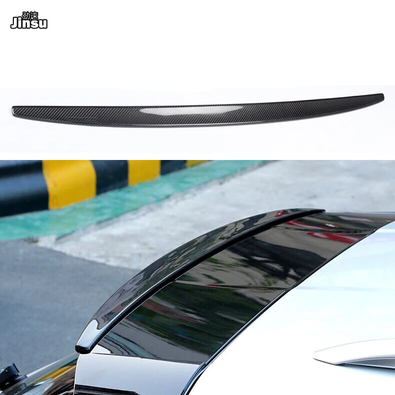 

Carbon fiber rear roof spoiler lip for Porsche Macan 2014 - 2017 Macan S GTS Car styling back window wing