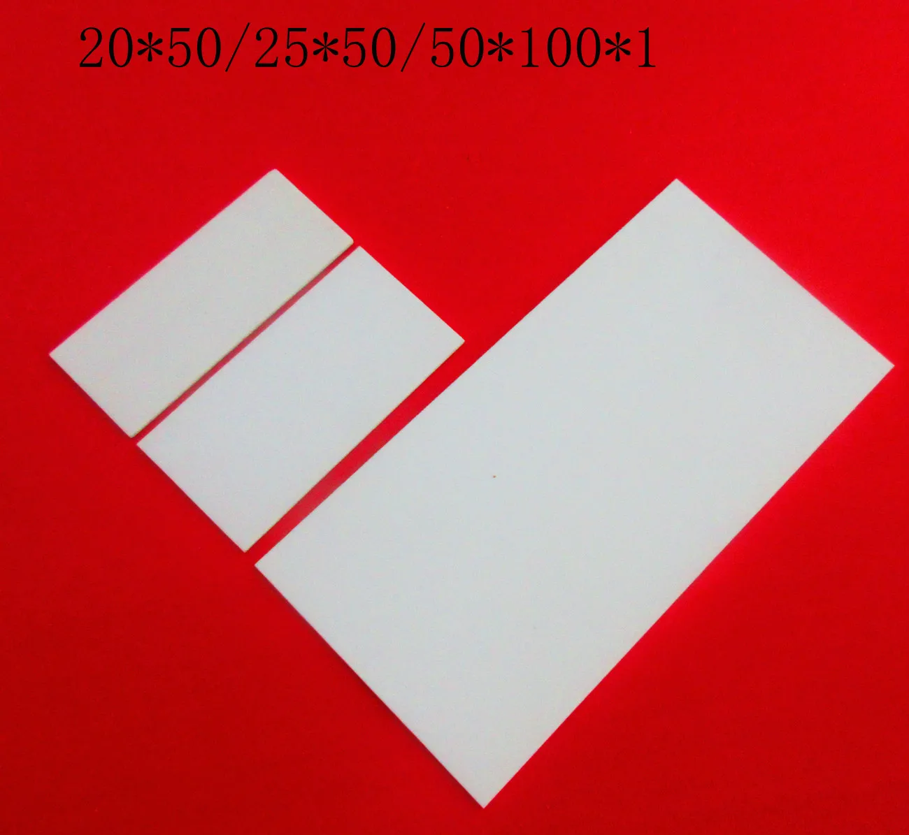 Ceramic Sheet 50X100 50X20 50X25X1 High Temperature Resistant Ceramic Heat Sink Insulating Ceramic Sheet Non-porous
