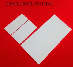 Ceramic Sheet 50X100 50X20 50X25X1 High Temperature Resistant Ceramic Heat Sink Insulating Ceramic Sheet Non-porous