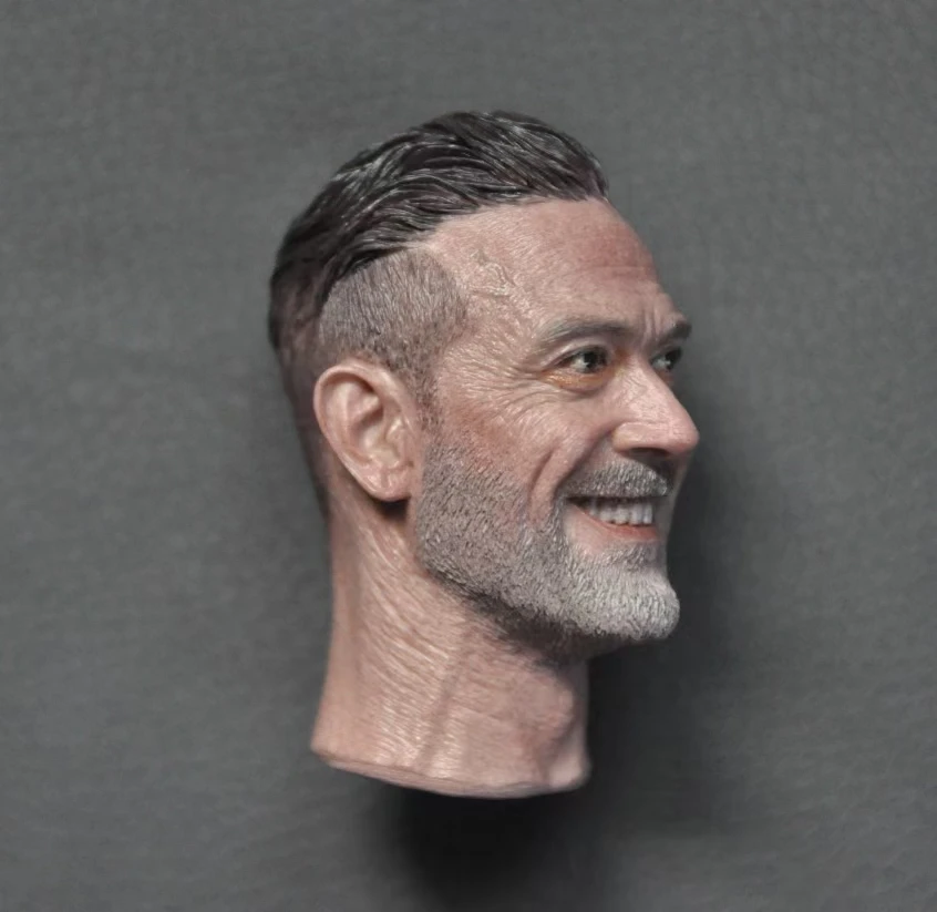 1/6 Scale Smile Negan Jeffrey Dean Morgan Head Carved Salvation Army Leader Model Toys DIY 12'' Action Figure