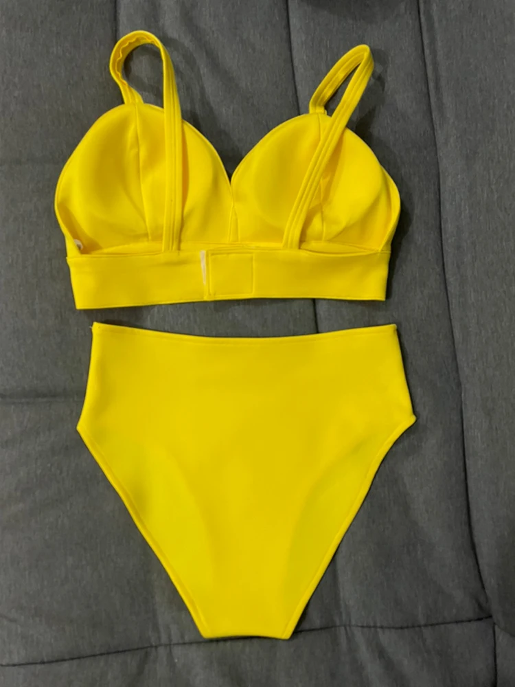 القطب ملابس رقص ملهى ليلي Gogo راقصة الزي الأصفر بيكيني حفلة الهذيان الزي مثير الجاز الرقص الملابس Dancewear VDB4461