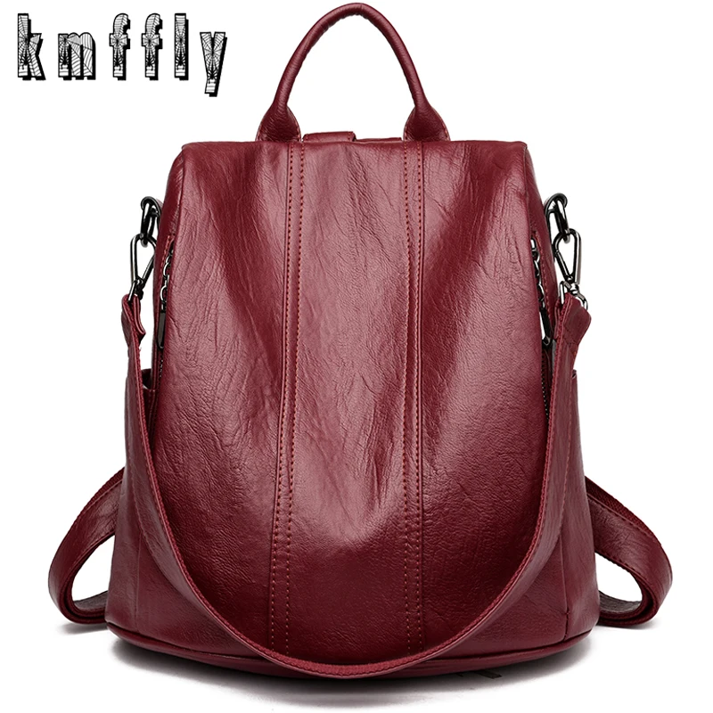 Lady Anti-theft Backpack Fashion Female Student Bag School Waterproof Shoulder Bags High Capacity Traveling Backpack Sac A Dos