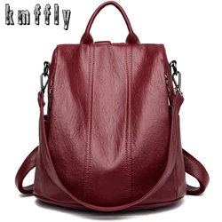 Lady Anti-theft Backpack Fashion Female Student Bag School Waterproof Shoulder Bags High Capacity Traveling Backpack Sac A Dos