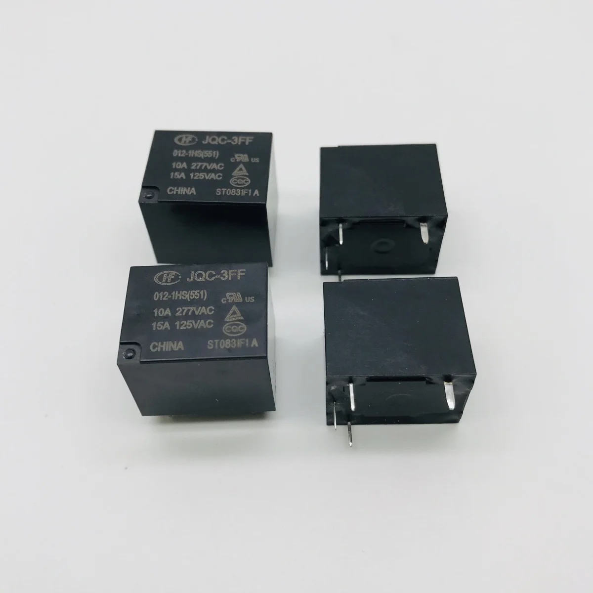 JQC-3FF-12VDC-1HS 10A 277VAC реле