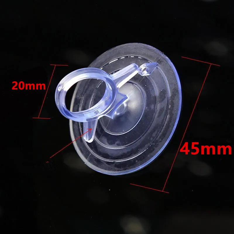 15PCS  45mm Rubber Clear Suction Cup Sucker PVC Suction Cup Hook Suction Cup Car Sunshade Suction Cup