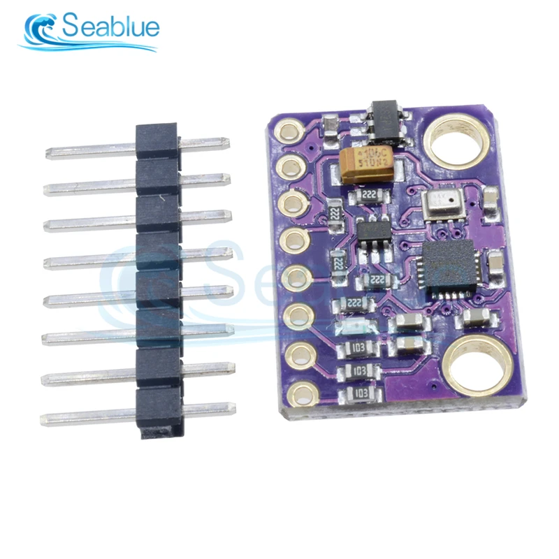 MPU-9250 MPU9250 BMP280 SPI IIC/I2C 10DOF Acceleration Gyroscope Compass 9-Axis Sensor Board Module GY-91 For Arduino DC 3-5V