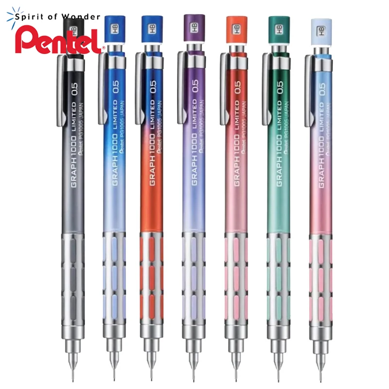 Japan Limited Pentel Drawing Mechanical Pencil PG1000 Gradient 0.5mm Student Art Work School Learning Stationery