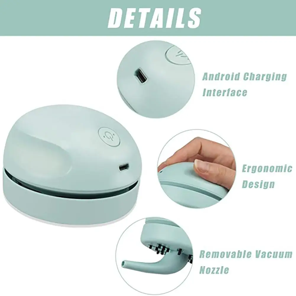 Mini aspiradora de escritorio para oficina, barredora de polvo para mesa, nuevo Color aleatorio