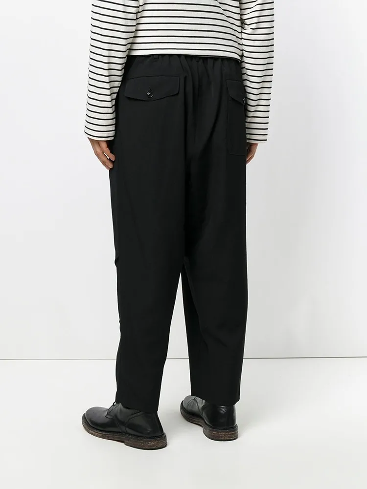 

Осенне-зимние новые мужские брюки для отдыха с девятью минутами, молодежные модные трендовые черные прямые брюки по контракту с талией