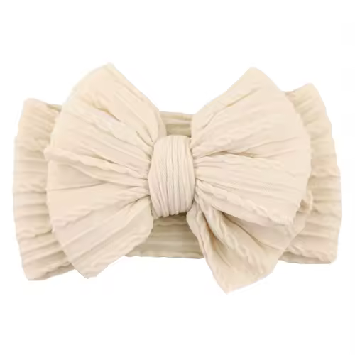 Solid Cable Bow Baby Headband for Child Nylon Layers Headwear Kids Elastic Turban Headwraps Newborn Boys Girls Hair Accessories - Image 27