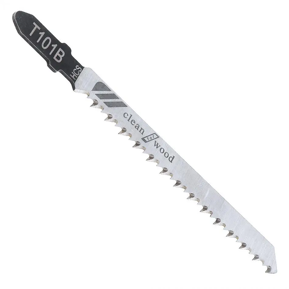 HCS 6T Jig Sägeblätter 5 teile/los High Carbon Stahl Kolben für Schnelles Schneiden Gerade Schneiden Jigsaw Klingen Holzbearbeitung werkzeug