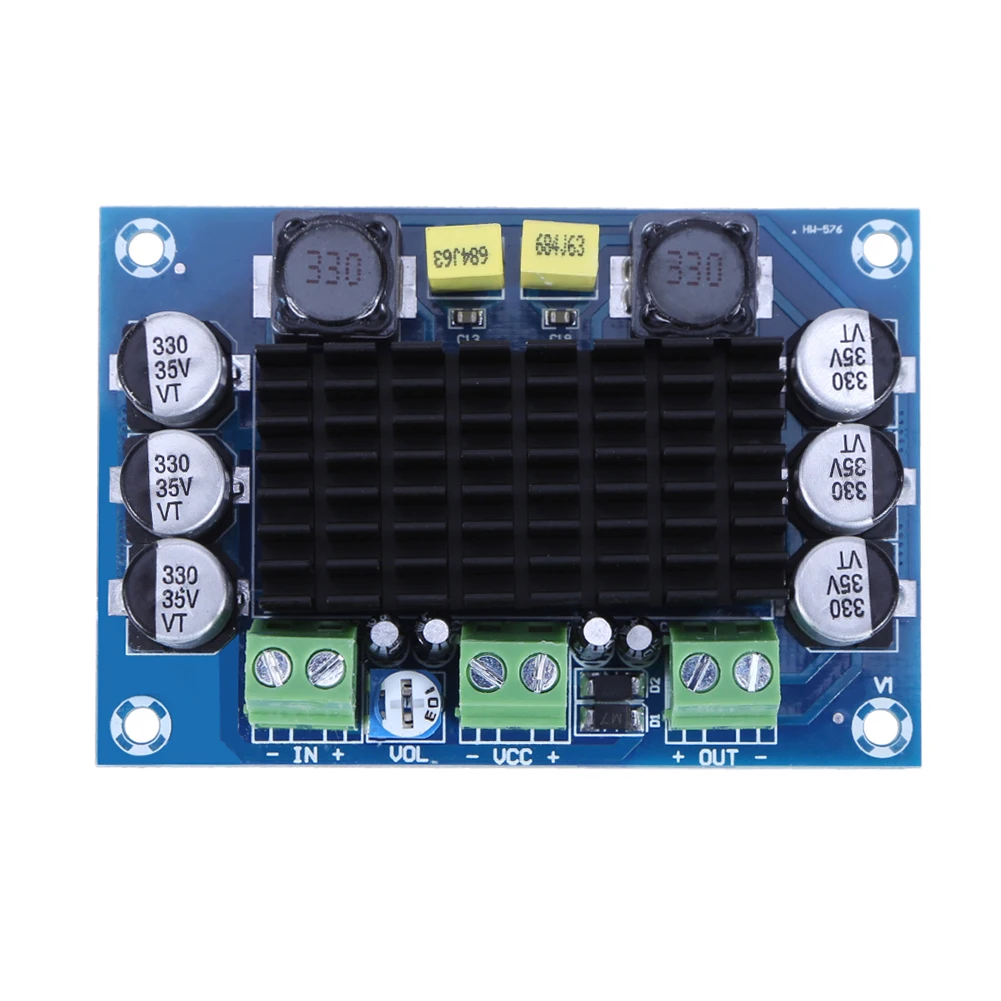 DC 12 В-26 в 100 Вт одноканальный цифровой сабвуфер аудио усилитель плата усилителя мощности TPA3116D2 Большой Емкость платы