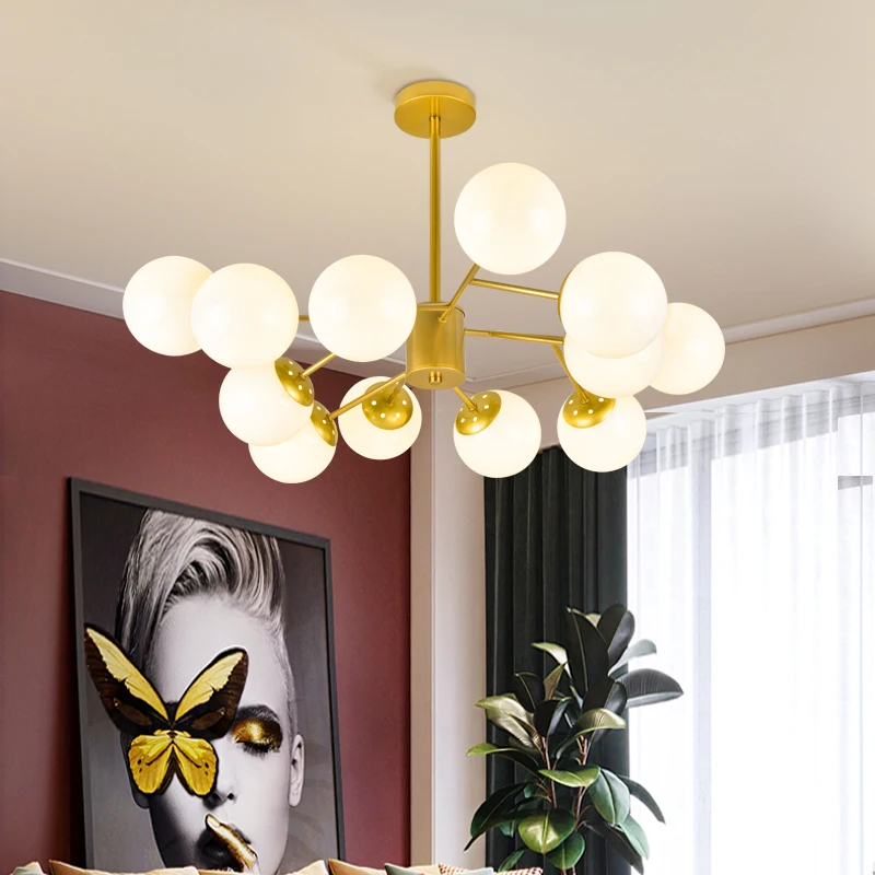 Indoor Chandelier Lamps For Children Room Living Study Bathroom Simple Home Decoration Modern LED