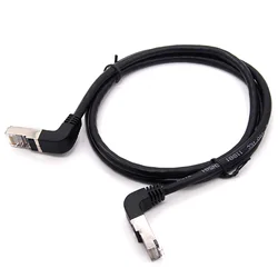 Double Elbow Down & Up Angled 90 Degree cat5e 8P8C FTP STP UTP Cat 5e Ethernet Network Cable RJ45 Lan Patch Cord 0.5m-5m