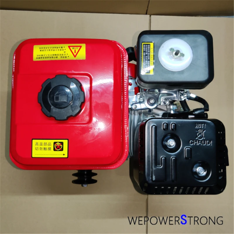 Chongqing Quality! WPS170F 212CC 7HP 04 Stroke Air Cool Small Gas Engine with Double-Groove V Pulley Used for Multi-Purpose