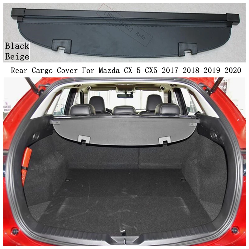 

Rear Cargo Cover For Mazda CX-5 CX5 2017 2018 2019 2020 2021 2022 Privacy Trunk Screen Security Shield Shade Auto Accessories